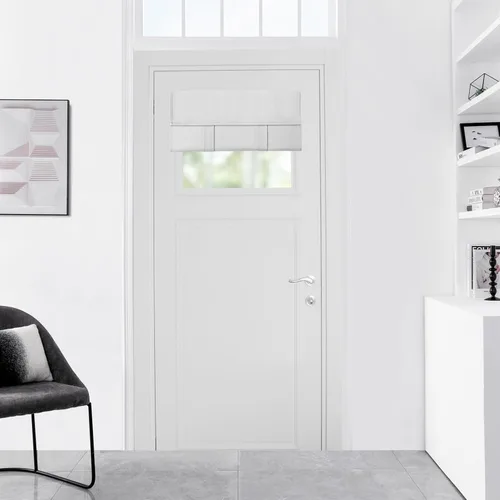 Miniatura 10 de WdFour Cortinas de puerta francesa con tacto sedoso, aislamiento térmico, reducción de ruido, cortinas opacas para puerta de vidrio y oficina