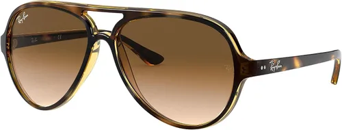 Ray-Ban RB4125 Cats 5000 Aviator Gafas de sol, Marrón