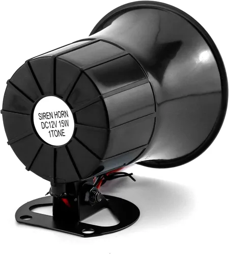 Miniatura 5 de QWORK Bocina de Sirena Eléctrica, Sirena de Alarma Alámbrica de Seguridad de 12 V CC para Sistema de Alarma Doméstica de Seguridad y Protección, 110