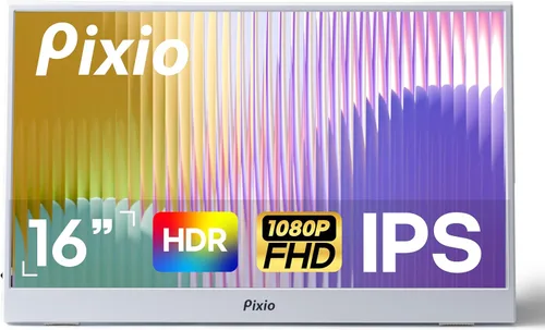 Miniatura 10 de Pixio PX160 Wave Rosa Monitor Portátil 15.6 Pulgadas 60Hz FHD 1080p Panel IPS HDR Soporte de Pantalla Cubierta USB-C HDMI Extensión de Pantalla