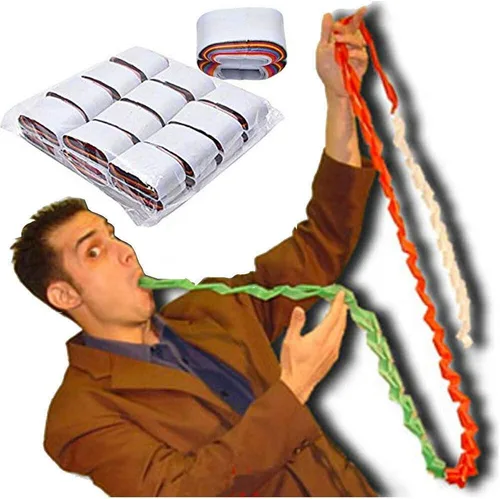 Miniatura 9 de Yahpetes Bobinas bucales de papel, 12 unidades, bobinas bucales, papel de vómito, bobinas de boca de color, accesorios de trucos de magia