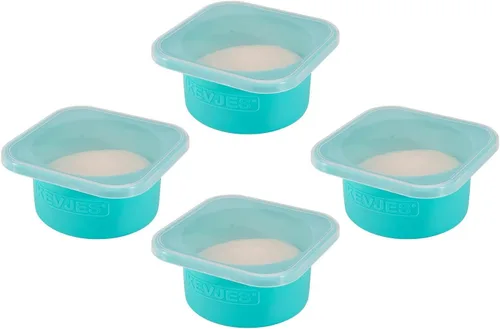 Miniatura 12 de Recipientes individuales de almacenamiento de masa de 16.9 fl oz con tapa hermética, ideal para pizza napolitana, bola de masa redonda, fermentación