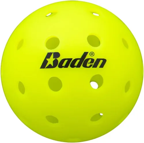 Miniatura 4 de Baden PRO1 - Paquete de 3 pelotas de pickleball para exteriores, aprobadas por Pickleball de Estados Unidos (USAPA), construcción duradera de una