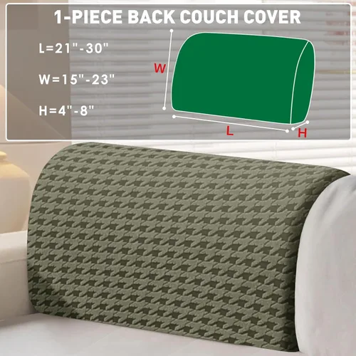 Miniatura 2 de MAXIJIN Fundas de cojín para sofá seccional, funda de cojín elástica para sofá, lavable, protector de muebles con parte inferior elástica y correa