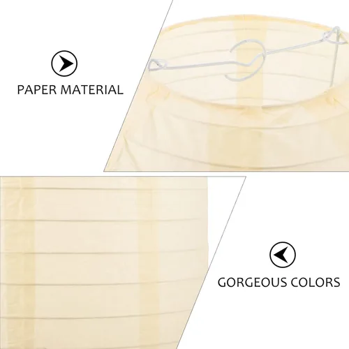 Miniatura 3 de 2 lámparas de linterna japonesa: linternas beige para interiores y exteriores, hogar, patio, ramen, restaurante, decoración de faroles de papel