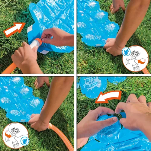 Miniatura 2 de NERF Juguetes de agua Better Than Balloons, 108 cápsulas, fácil de limpiar, muchas formas de jugar, diversión acuática en el patio trasero, regalos