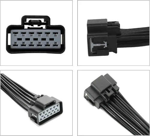 Miniatura 7 de Anina WPT928 Kit de cableado calentado/refrigerado para Ford F150 F250 Explorer Mustang Fusion Lincoln MKS Mercury Milan 12 cables arnés de cableado