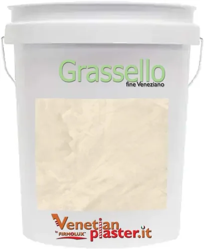 Grassello Auténtico Yeso veneciano | Yeso pulido brillante | Hecho en Italia a partir de lima y mármol | Colores claros (5) | Color: BMAF310 Sutil