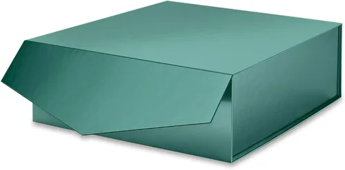 Miniatura 19 de Caja de regalo extragrande con tapas, de 17 x 14.5 x 5.5 pulgadas, caja de propuesta de padrino de boda negra con cierre magnético para todas