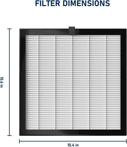 Miniatura 6 de Paquete de 2 filtros de repuesto G3 True HEPA FXAP2W compatibles con purificador de filtro de aire AME=EU G3 Sferf-30 (FXAP2W), VEWIOR A3 y Tailulu