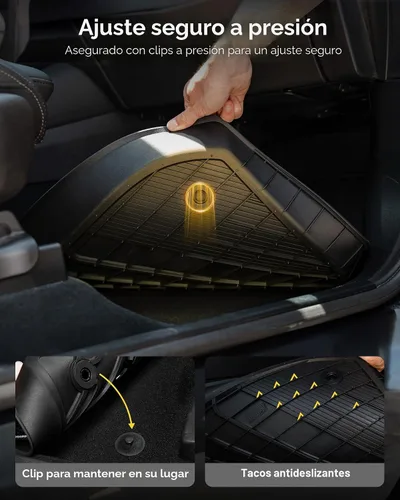 Miniatura 8 de 3W Alfombrillas para Ford Bronco, forro de carga y funda de asiento trasero, ajuste personalizado para Bronco 2021-2025 2026 de 4 puertas para todo