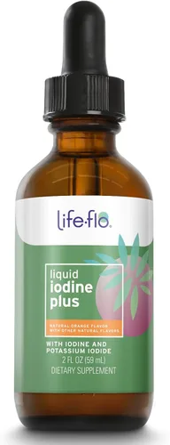 Life-flo Yodo líquido más 150 mcg, suplemento para el apoyo tiroideo,* fórmula saludable de energía y metabolismo* con yodo y yoduro de potasio
