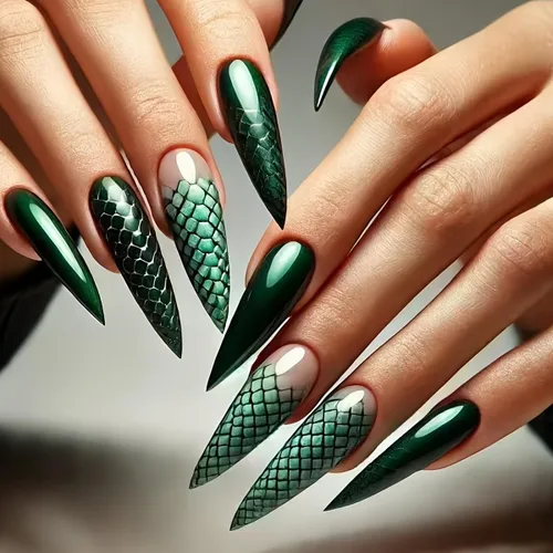 Miniatura 18 de Uñas postizas a presión para Halloween, con forma de hueso gótico, de terror, de cobertura completa, color blanco y negro, acrílico, para fiestas