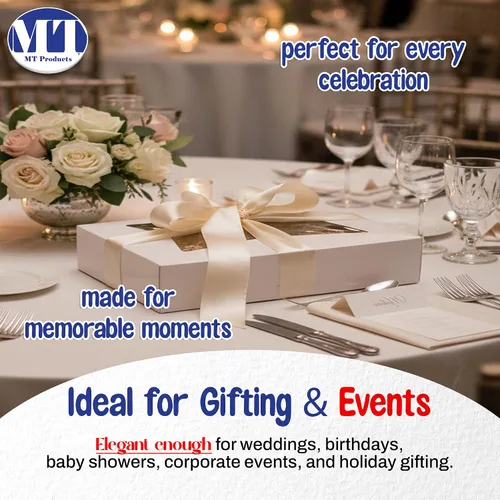 Miniatura 7 de MT Products 12" x 8" x 2.25" White Bakery Boxes with Window (5 Pack) - Auto Pop-Up Paperboard Treat Boxes for Chocolate Covered Strawberries