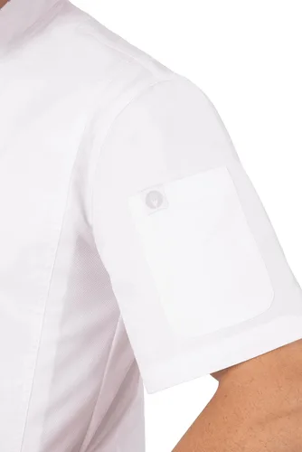 Miniatura 6 de Chef Works Abrigo de chef Rochester para hombre