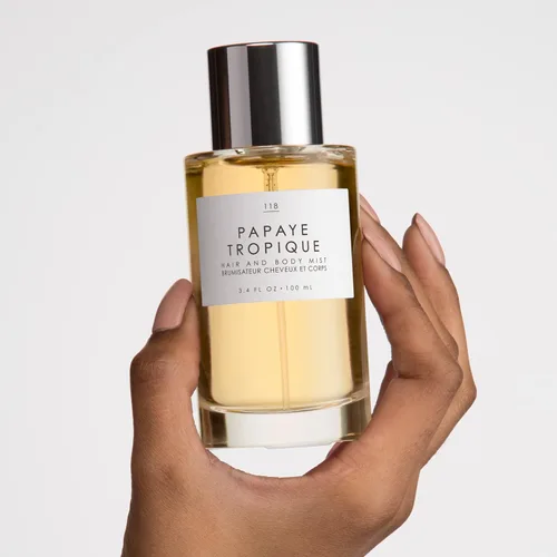 Miniatura 5 de Le Monde Gourmand Papaye Tropique Hair & Body Mist - 3.4oz (100ml) - Notas de fragancia floral, frutal y sándalo