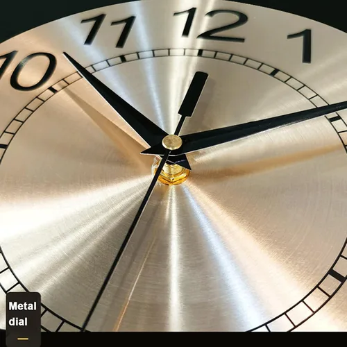 Miniatura 2 de Reloj de pared grande, moderno y decorativo, diseño silencioso, decorativo, para cocina, con personalidad, para el hogar, sin tictac, para sala