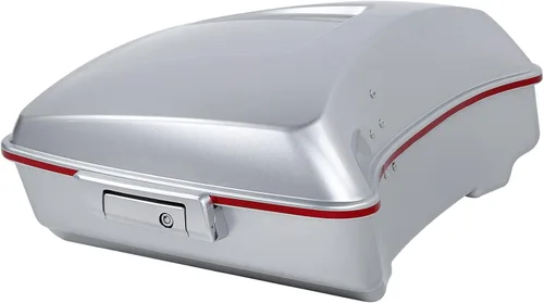Miniatura 24 de Maletero de afeitar verde manzana/gris cañón de 5.5 pulgadas para modelos Harley Touring 2014-2023 Road King FLHR Road Glide FLTRX Street Glide FLHX
