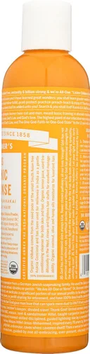 Miniatura 6 de Dr. Bronner's Fair Trade & Organic - Enjuague acondicionador para el cabello, naranja cítrica, 8 onzas