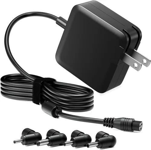 Powseed Cargador para laptop de 65 W, 19 V, 3.42 A, repuesto para Asus VivoBook 14 15 16 S13 S14 S15 Zenbook y más series AC DC cable de