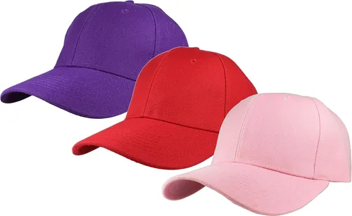 Miniatura 49 de Gelante - Gorra lisa de béisbol ajustable con correa trasera (3 unidades)