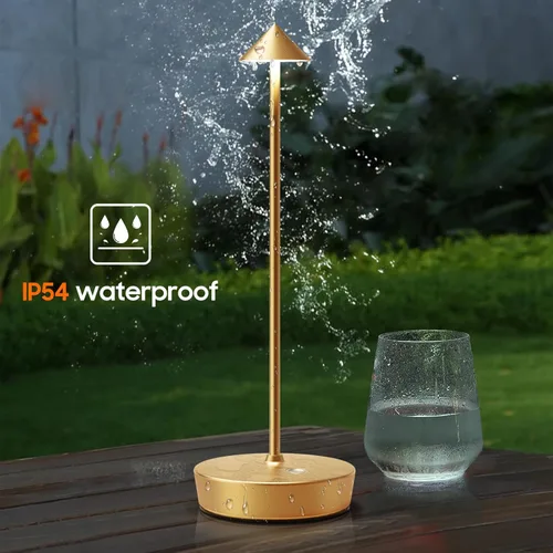 Miniatura 6 de Juego de 2 lámparas de mesa recargables inalámbricas, lámpara de escritorio LED de 6000mAh operada con baterías, lámpara de mesa portátil atenuable