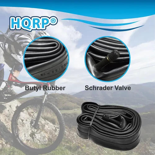 Miniatura 6 de HQRP 16 pulgadas x 1.75/1.8/1.9/1.95/2/2.1/2.125 neumático interior de goma interior válvula Schrader para niños, BMX, cochecito, cruceros