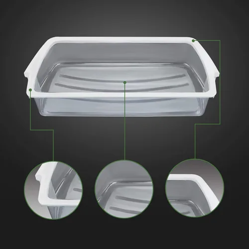 Miniatura 7 de 2 PAQUETES W10321304 Estante para puerta de refrigerador de AMI PARTS Compatible con la estantería de refrigerador Whirl-pool reemplazo WRS325FDAM02