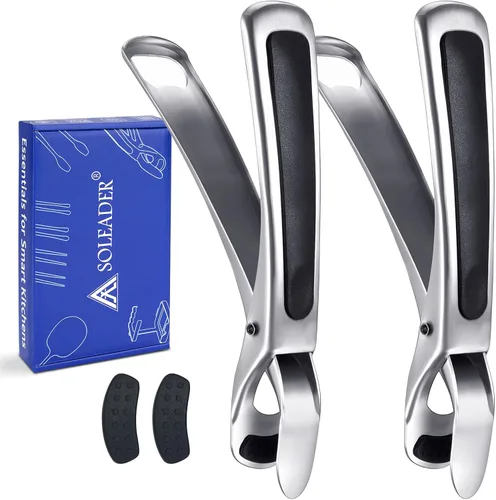 SOLEADER Agarrador de Platos Compatible con Accesorios de Instant Pot, Agarrador de Sartenes de Freidora de Aire, Recuperador de Platos y Tazones