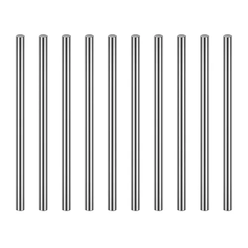 Miniatura 11 de DYWISHKEY 20 varillas de acero inoxidable 304 de 0.039 in x 3.937 in, varillas de eje sólido de metal, barra de torno para hacer manualidades