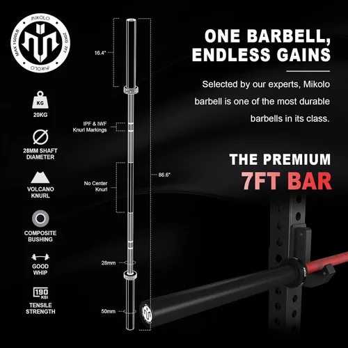 Miniatura 5 de Mikolo Jaula de Potencia, Rack de Potencia con Sistema de Cruce de Cables, 1500LBS Rack para Sentadillas con Sistema de Jalón LAT, Jaula de Rojo