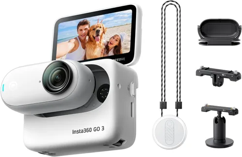 Miniatura 5 de Insta360 GO 3 128GB - Cámara de acción pequeña y ligera, portátil y versátil, POV manos libres, montaje en cualquier lugar, estabilización, cápsula