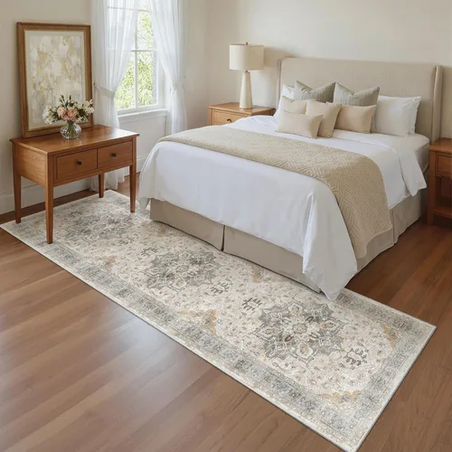 Miniatura 806 de Madane Tapete lavable de 2 x 10 pies para pasillo, cocina, recibidor, clásico, suave, antideslizante para interiores, casa de campo, baño, sala