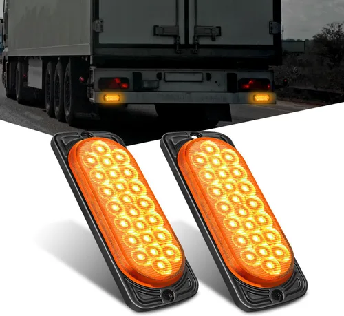 Miniatura 14 de Nilight Luz Trasera Ovalada para Remolque de 6 Pulgadas, 6 Piezas, Roja y Blanca, 10 LED con Arandelas y Conectores de Montaje Empotrado, IP67