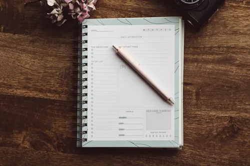 Miniatura 4 de Paper 'n Such Agenda diaria sin fecha, suministros escolares y de oficina, organiza tareas y aumenta la productividad, diario de trabajo, cuaderno