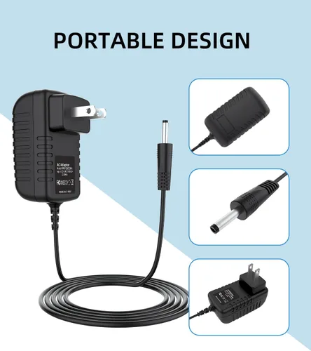 Miniatura 2 de Accessory USA Adaptador de fuente de alimentación de CA a CC 6V 1A, enchufe 0.217 in x 0.083 in