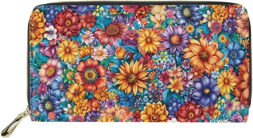 Miniatura 15 de Mumeson Durable Wallet Monedero Portátil Cosméticos Bolsa Maquillaje Bolsa con Correa