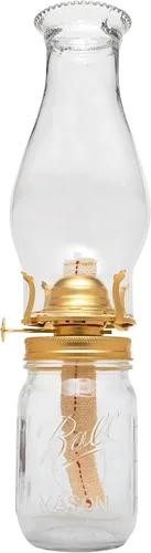 Miniatura 4 de Creative Hobbies Chimenea de vidrio con parte superior de cuentas, reemplazo elegante para quemadores de aceite vintage 3 x 8.5 pulgadas