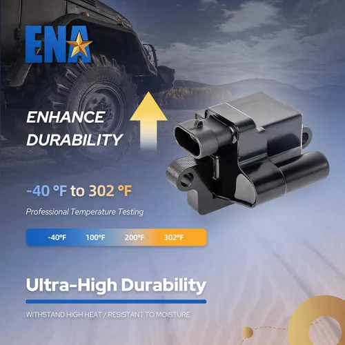 Miniatura 7 de ENA Paquete de bobinas de encendido cuadradas UF271 compatible con Chevy Silverado 1500 GMC Sierra 3500 Yukon Cadillac Escalade Hummer H2 Isuzu NPR