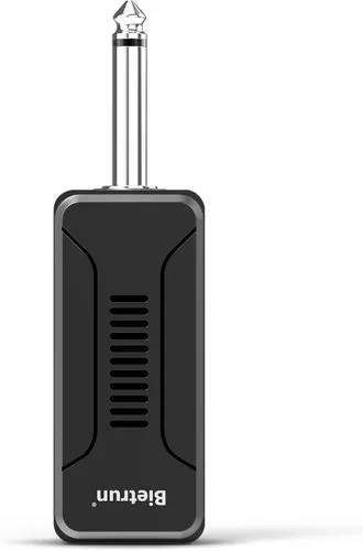 Bietrun Receptor de micrófono inalámbrico UHF WXM02/WXM04, batería recargable de 720 mAh, rango de 160 pies, salida de 1/4 pulgadas para karaoke,