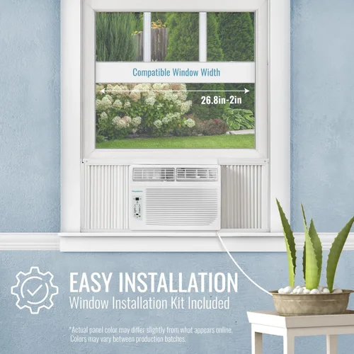 Miniatura 5 de Keystone Aire acondicionado de ventana y pared de 8,000 BTU con calefacción suplementaria de 3,500 BTU, 115 V, unidad de aire acondicionado