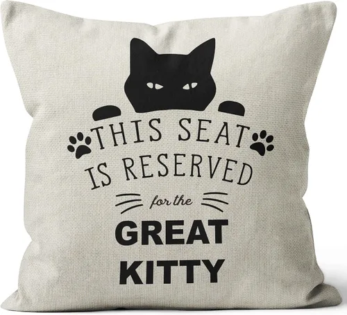 Miniatura 5 de Fundas de almohada con diseño de gatos de Maine Coon de 18 x 18 pulgadas, regalos para amantes de los gatos para mujeres, regalos divertidos
