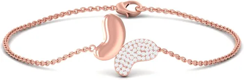 Miniatura 2 de Pulsera de diamantes de 14 quilates pulsera de mariposa grabada en oro pulsera ajustable de cadena dorada pulsera con dije para mujer pulsera