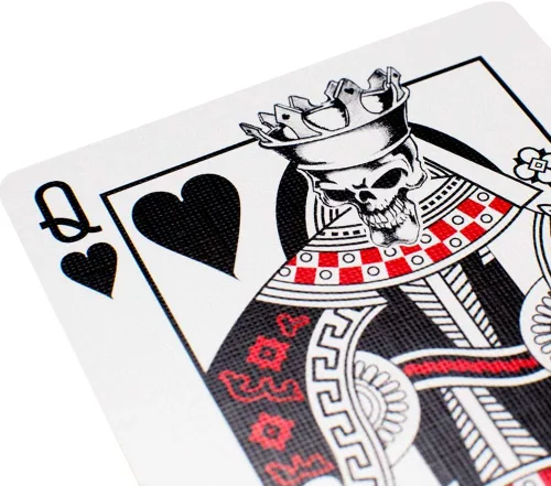 Miniatura 7 de Cartas de cartas de cráneo de bicicleta con 4 cartas mágicas adicionales