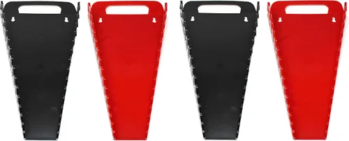 Kit de bandeja organizadora de llaves de agarre de 15 herramientas, 2 soportes portátiles de plástico para bandejas de agarre (kit de 4 piezas,