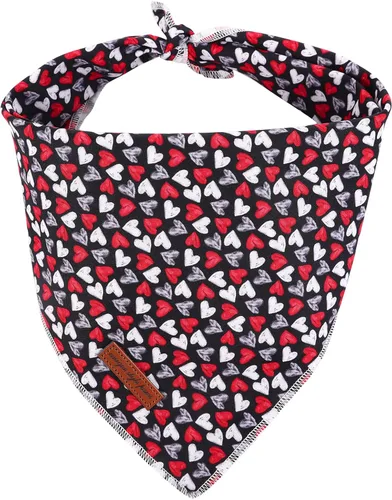 Miniatura 16 de Unique Style Paws Bandanas para perros, 1 unidad, lavables, de algodón, triangular, para otoño, con margaritas de abeja, para perros y gatos