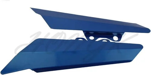Miniatura 4 de HONGK - Placa de cubierta del panel lateral de carenado lateral izquierdo y derecho compatible con Kawasaki Z900 2017 Aluminio Azul [B07B4S9FLZ]