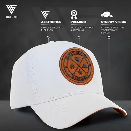 Miniatura 3 de Urban Effort Gorra trasera de malla, para hombres y mujeres, gorra de béisbol de 5 paneles, gran cierre a presión para caza y senderismo