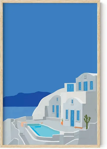 Miniatura 71 de HAUS AND HUES Arte de pared de playa de surf, impresión de tabla de surf en acuarela, decoración de habitación costera