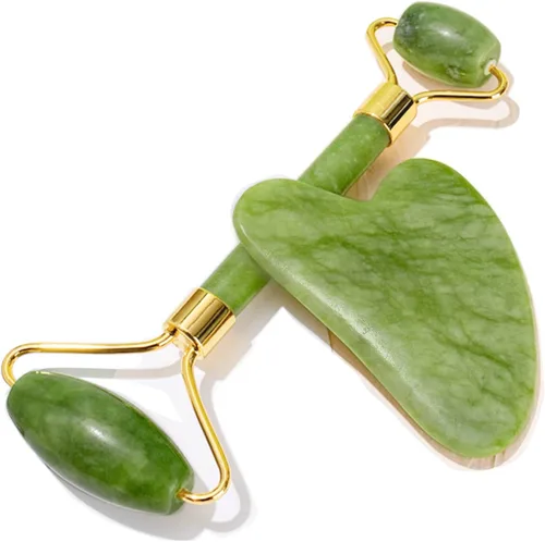 Miniatura 7 de Roselynboutique - Herramientas faciales Gua Sha y rodillo facial, masajeador facial original para rutina de cuidado de la piel contra la hinchazón